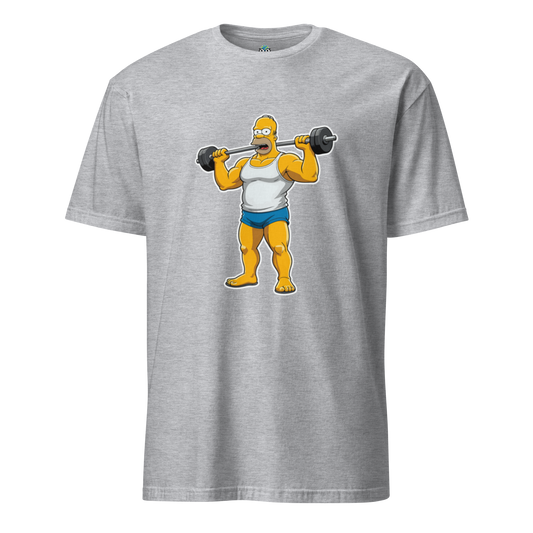 Homer Weight Lifting  T-Shirt