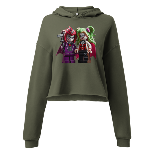 Harley & Joker Mischief Crop Hoodie