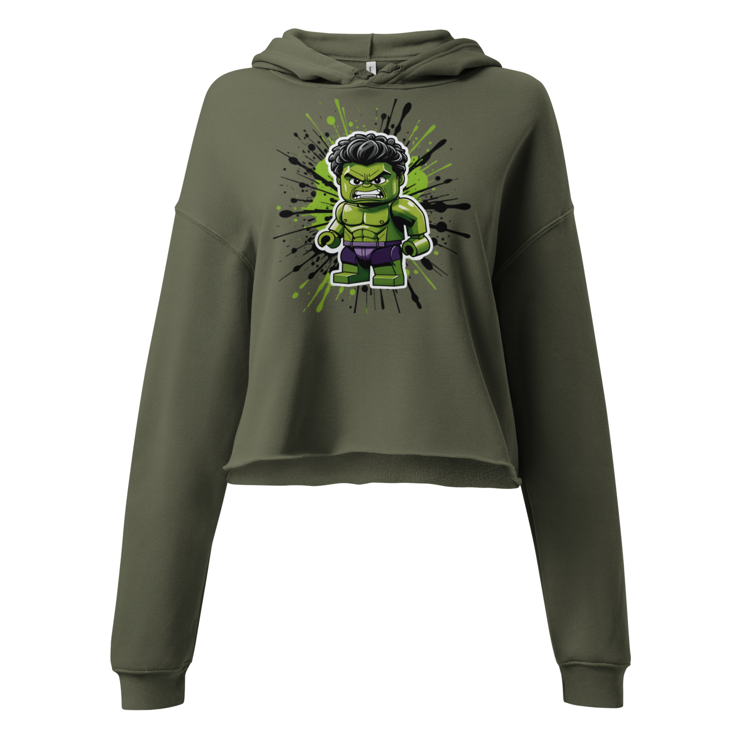 The Incredible Brick Destroyer Crop Hoodie